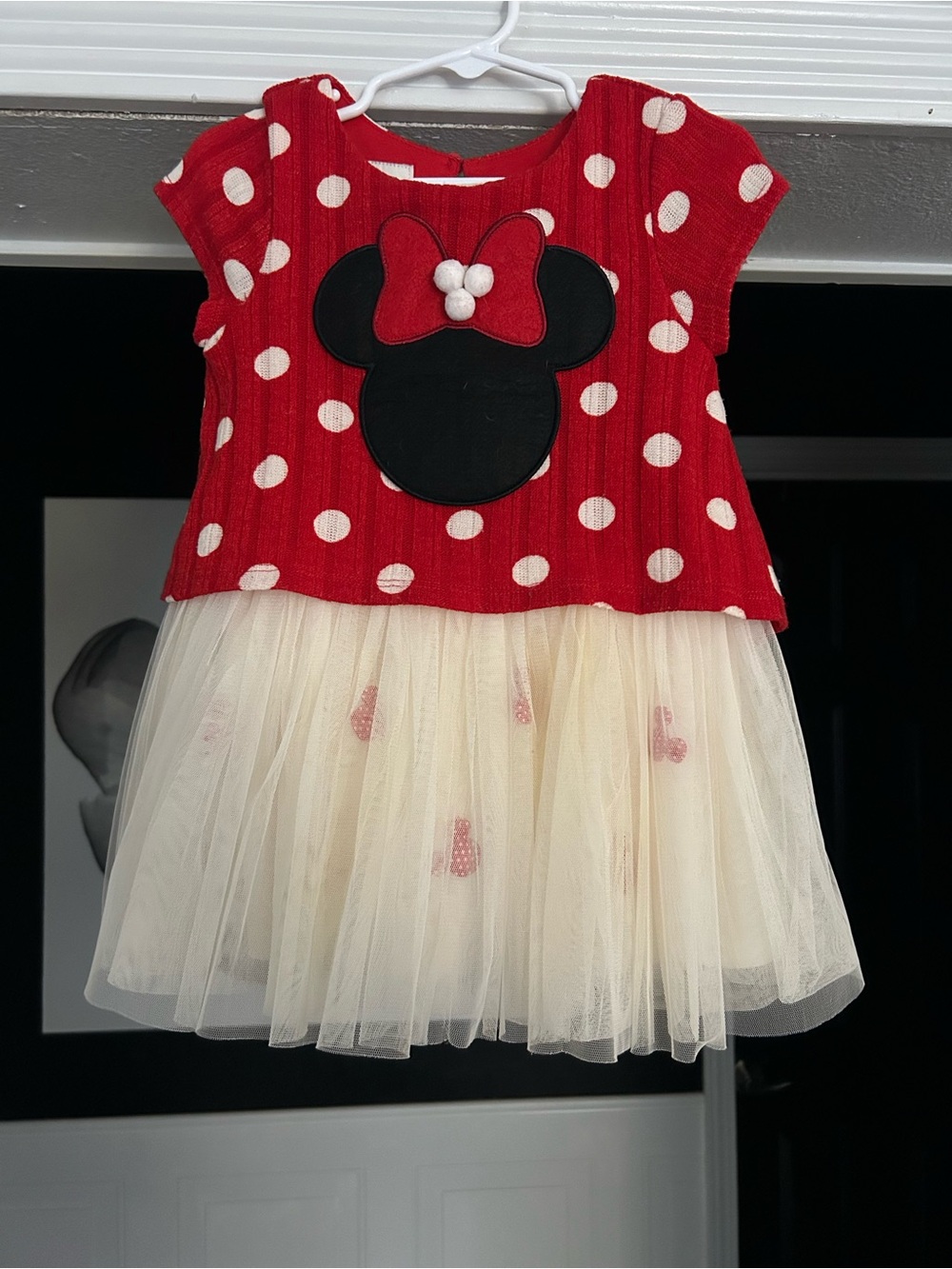 Disney Pippa and Julie Red Polka Dot Minnie Mouse Tulle Dress